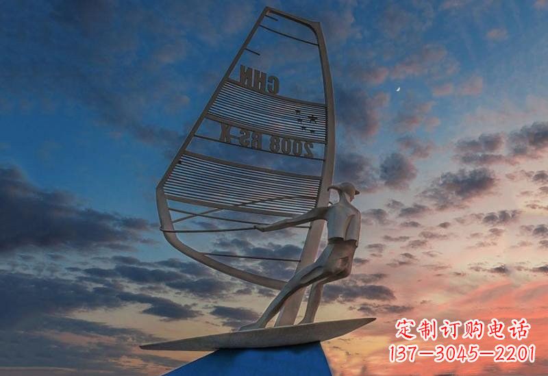 长沙不锈钢帆船雕塑——象征着美丽的梦想