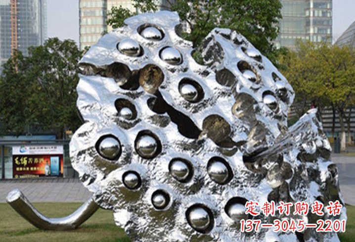 长沙不锈钢莲蓬雕塑以美观与耐久性著称