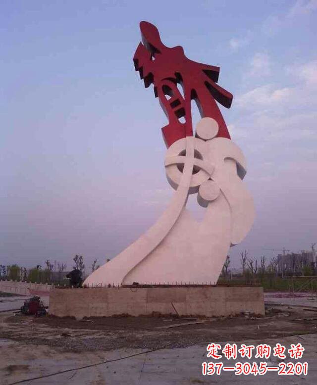 长沙不锈钢龙雕塑点亮龙城市景观
