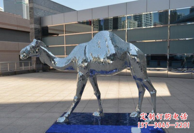 长沙不锈钢骆驼雕塑