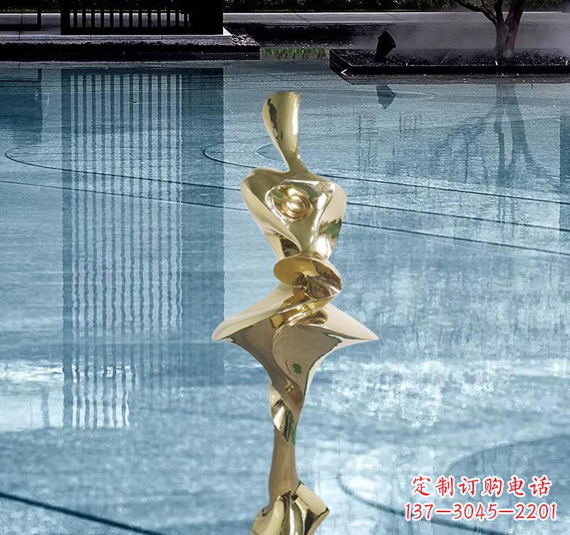 长沙不锈钢材质的人体雕塑