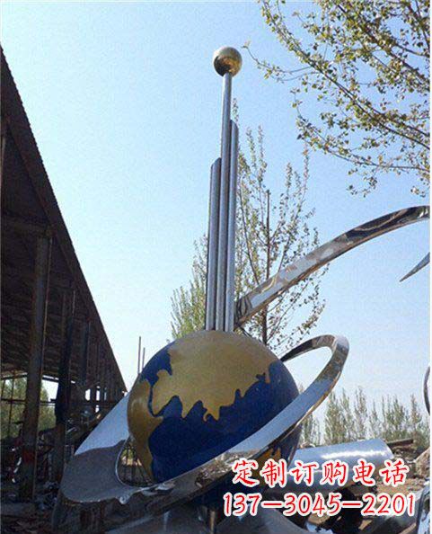 长沙精致的不锈钢地球雕塑
