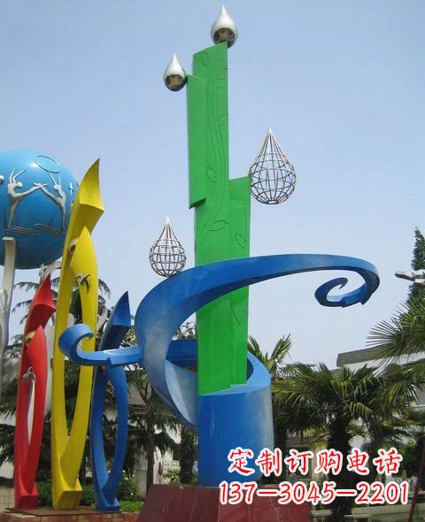 长沙不锈钢水滴雕塑非凡的艺术美学