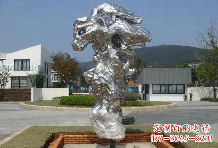 长沙不锈钢太湖石雕塑精美绝伦