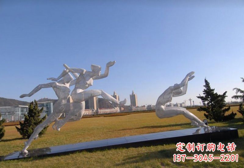 长沙不锈钢运动员雕塑