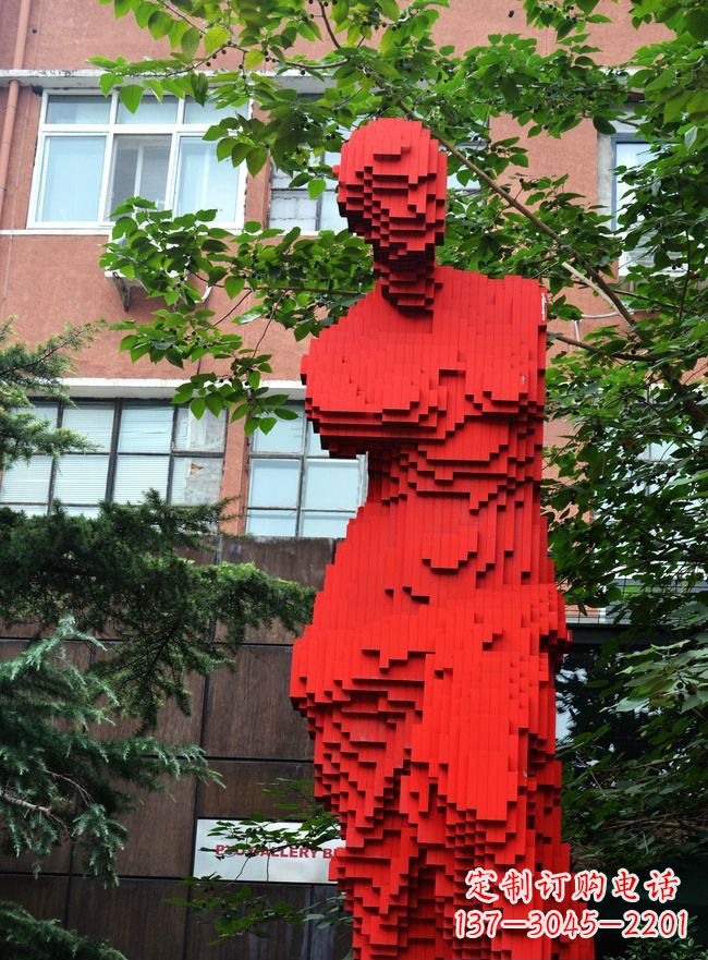 长沙维纳斯雕塑点缀街边景观的不锈钢艺术