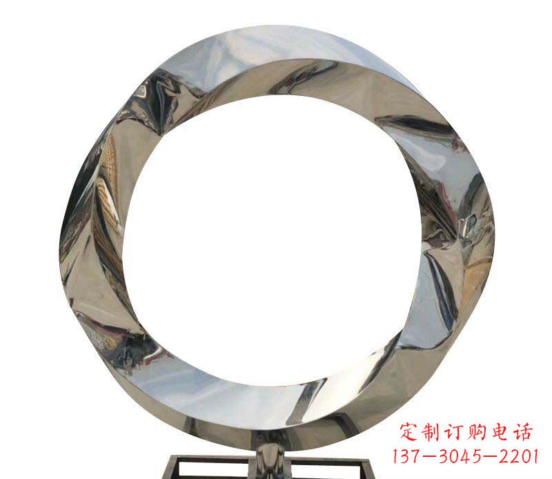 长沙不锈钢圆环雕塑——精美而优雅