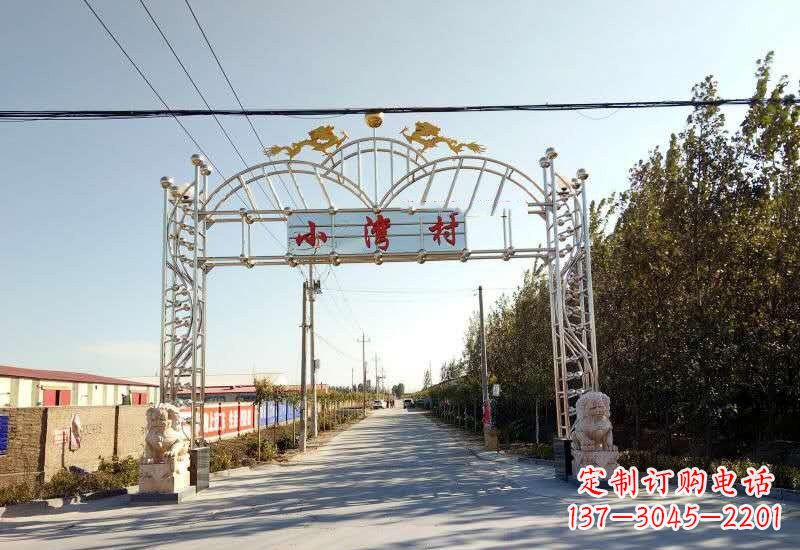长沙不锈钢牌坊雕塑让美丽的传统永存