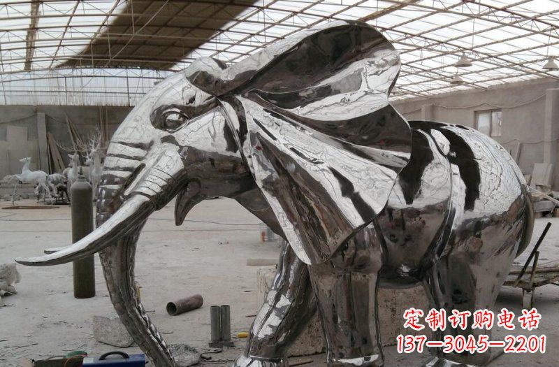 长沙不锈钢大象传承与美的结合