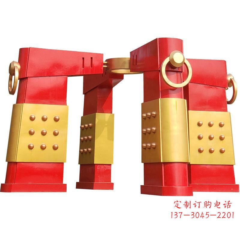 长沙不锈钢大型拱门雕塑——传承文化精髓