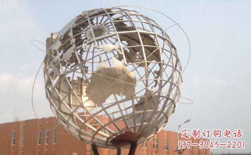 长沙不锈钢地球雕塑——一件集美丽与坚固于一身的艺术品