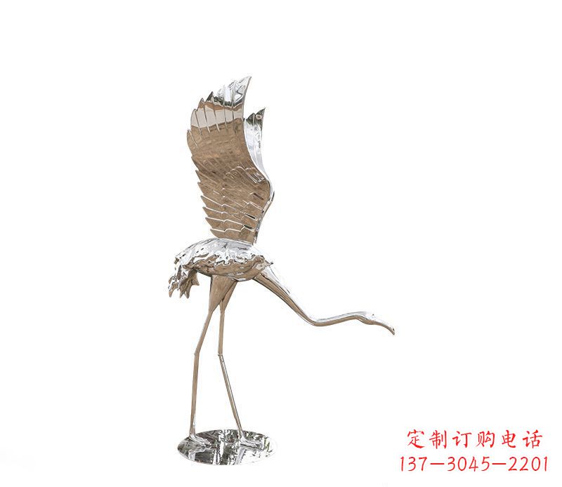 长沙不锈钢火烈鸟雕塑灿烂耀眼的艺术之作