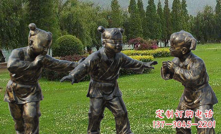 长沙儿童的心灵世界——不锈钢儿童雕塑