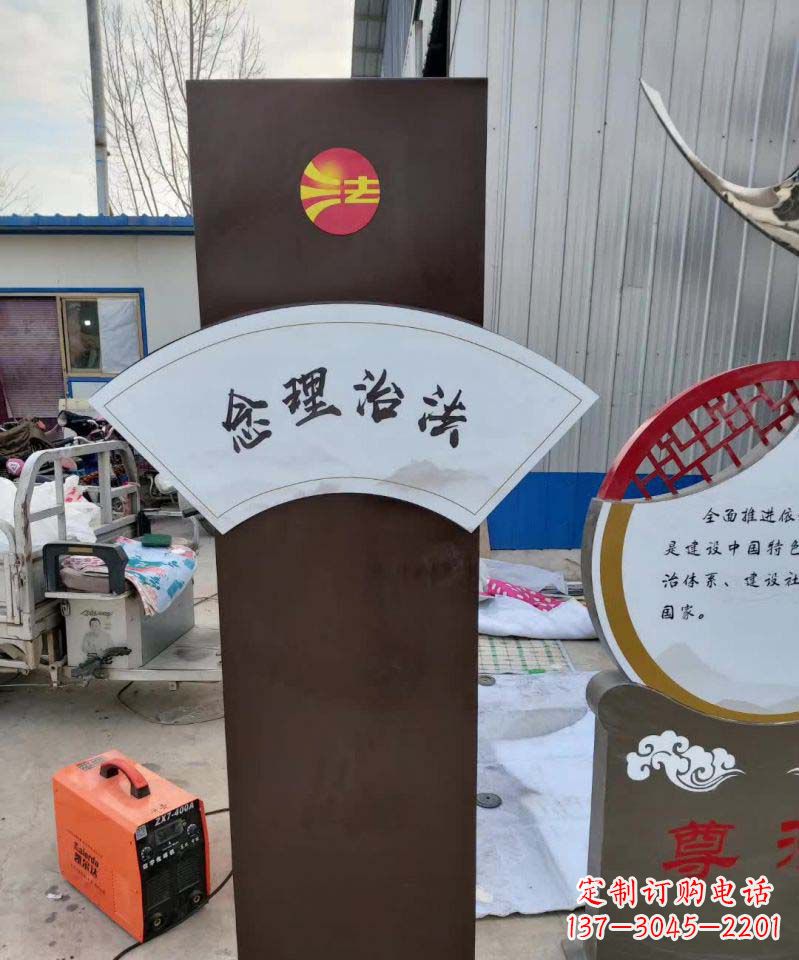 长沙不锈钢标牌雕塑美丽耐用的艺术品