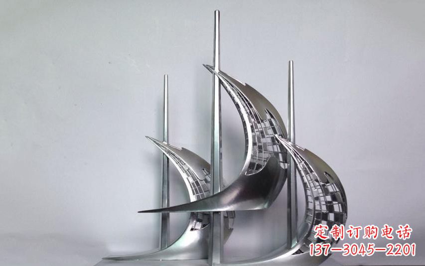 长沙不锈钢帆船雕塑——海洋之旅的象征