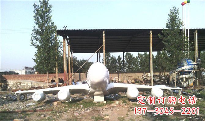 长沙不锈钢飞机雕塑给空中飞行者的致敬
