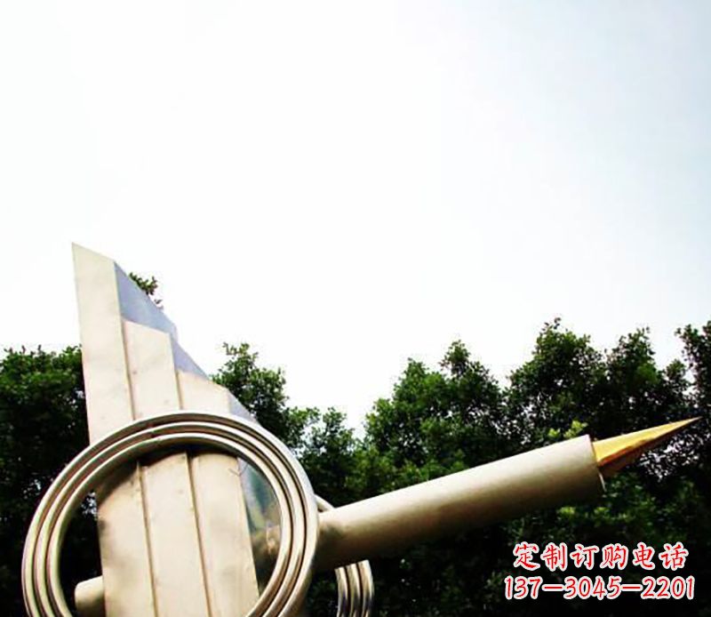 长沙不锈钢钢笔雕塑把简单的钢笔变成艺术品