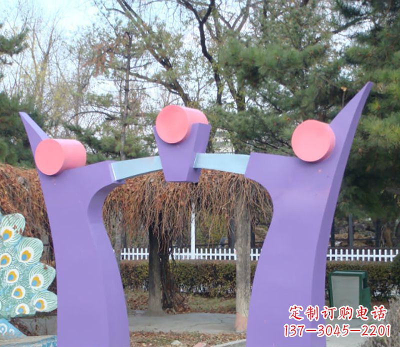长沙不锈钢拱门雕塑精美艺术品