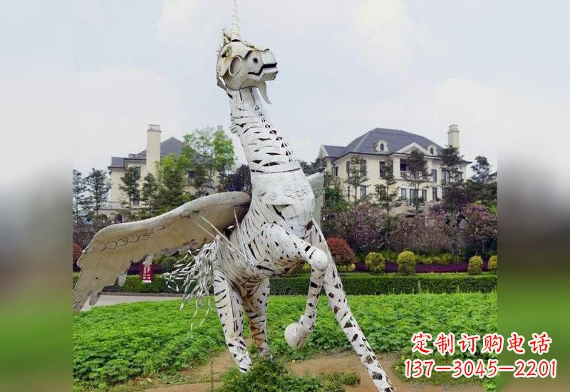 长沙不锈钢独角兽雕塑