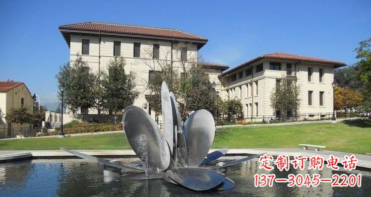 长沙不锈钢喷泉雕塑——美的象征