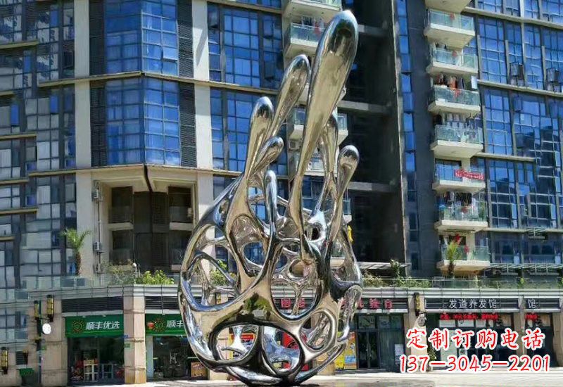 长沙不锈钢龙雕塑——象征着力量与灵气