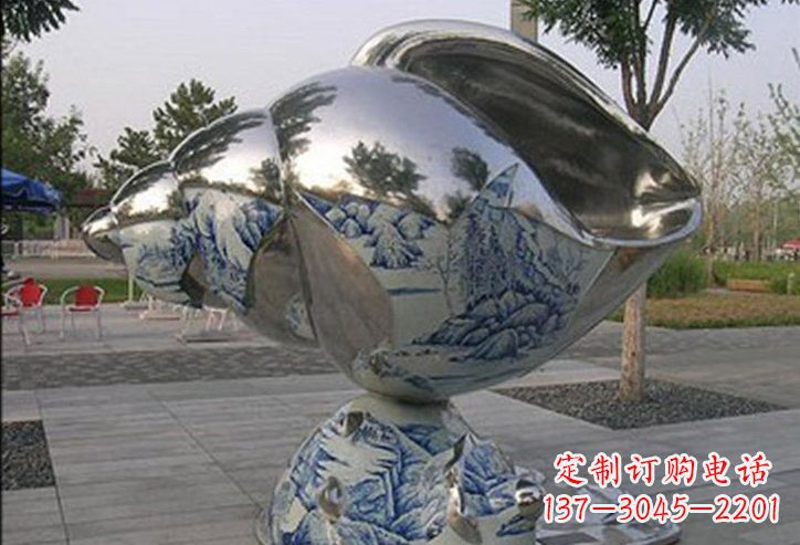 长沙不锈钢海螺雕塑艺术的精美结晶