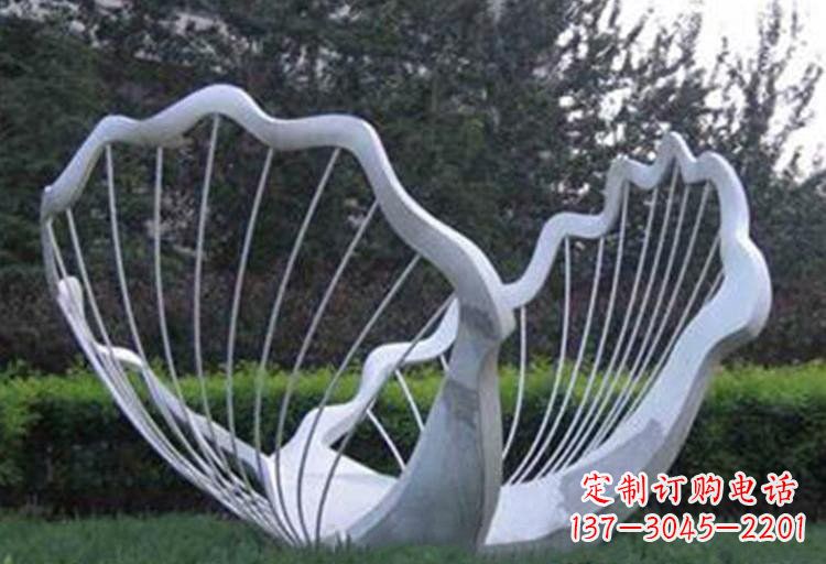 长沙不锈钢公园的镂空贝壳雕塑