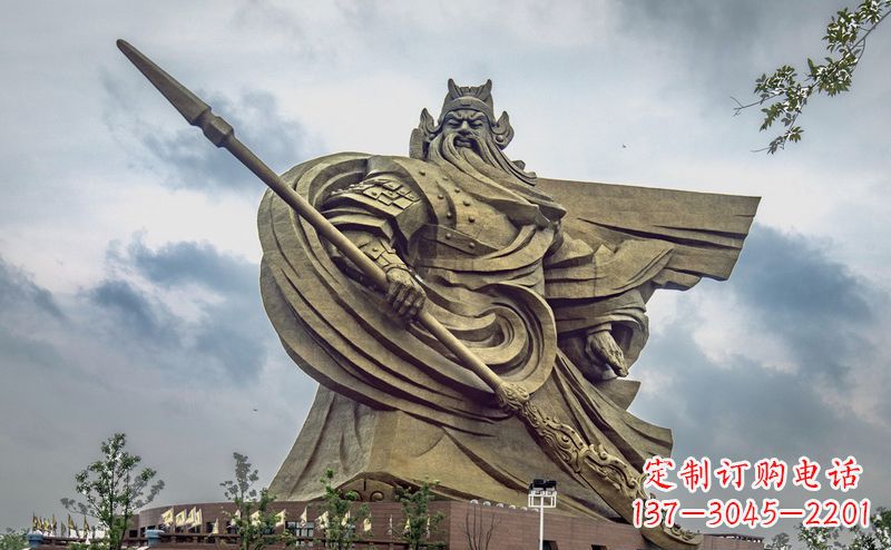 长沙不锈钢关公广场雕塑传承中华文化
