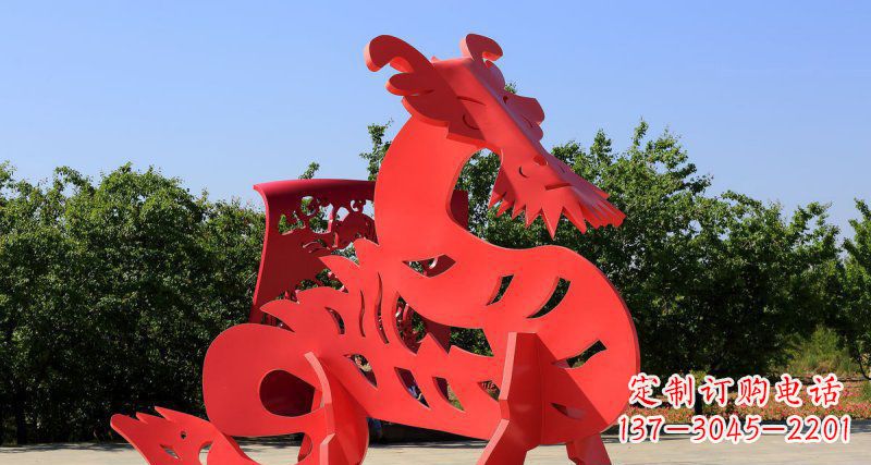 长沙不锈钢貔貅雕塑为广场增添美感