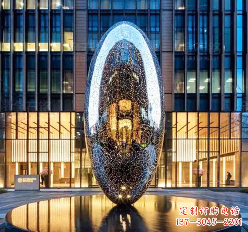 长沙不锈钢圆环雕塑抽象艺术的完美诠释