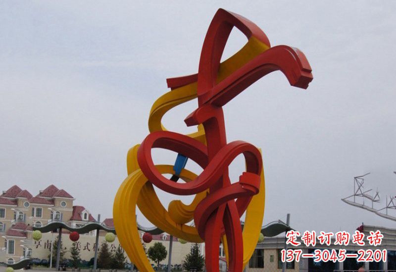 长沙不锈钢音符雕塑美妙的视觉音乐