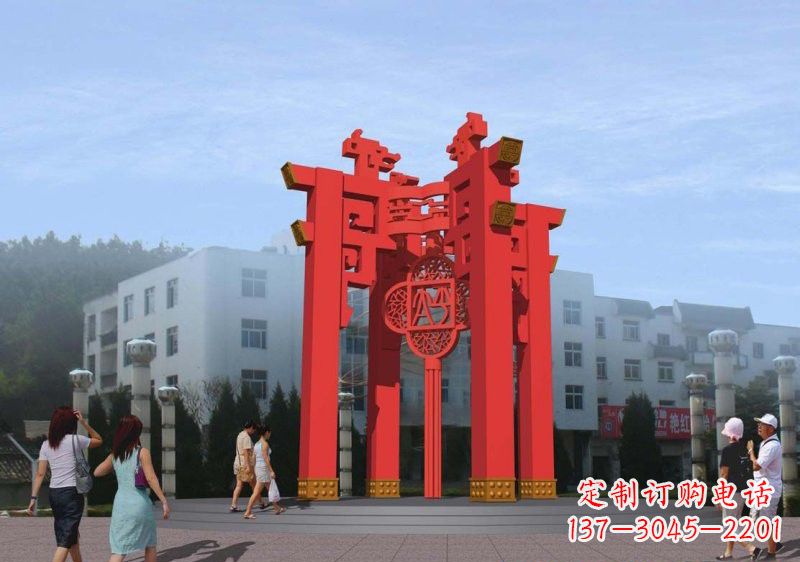 长沙不锈钢灯笼雕塑——点亮城市美景