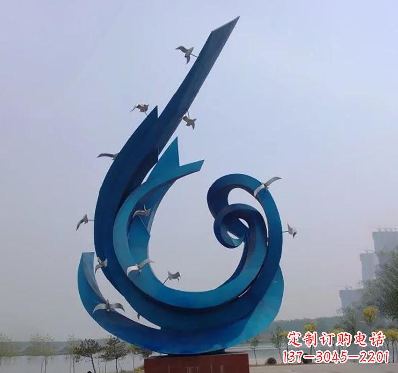 长沙不锈钢鸽子雕塑——缔造城市新景象