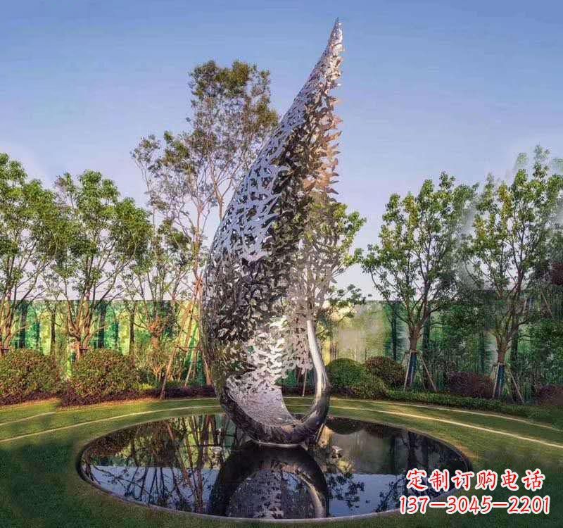 长沙不锈钢凤凰雕塑精美绝伦