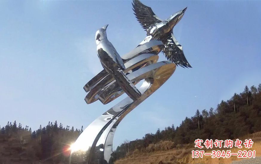 长沙不锈钢动物雕塑——美化城市环境