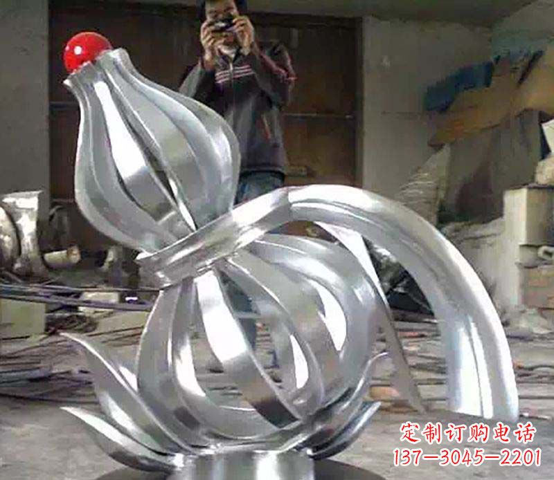 长沙不锈钢葫芦雕塑艺术与科技的完美结合