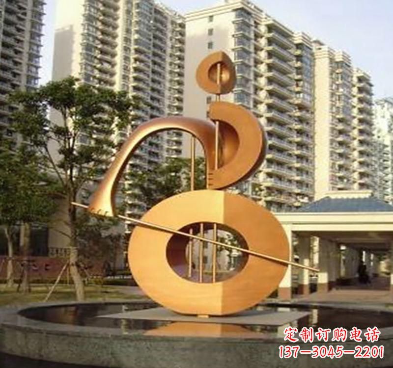 长沙不锈钢葫芦乐器雕塑精致的艺术瑰宝
