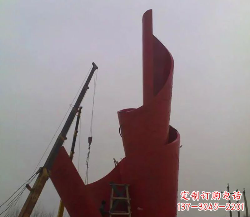 长沙不锈钢火炬雕塑点燃社会进步的火炬