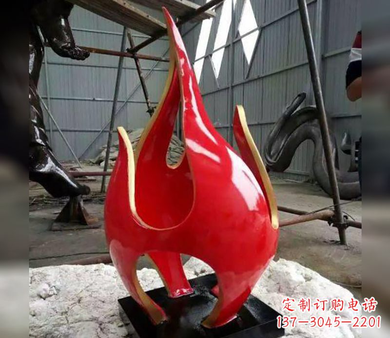 长沙不锈钢火龙果雕塑传承传统文化的艺术品