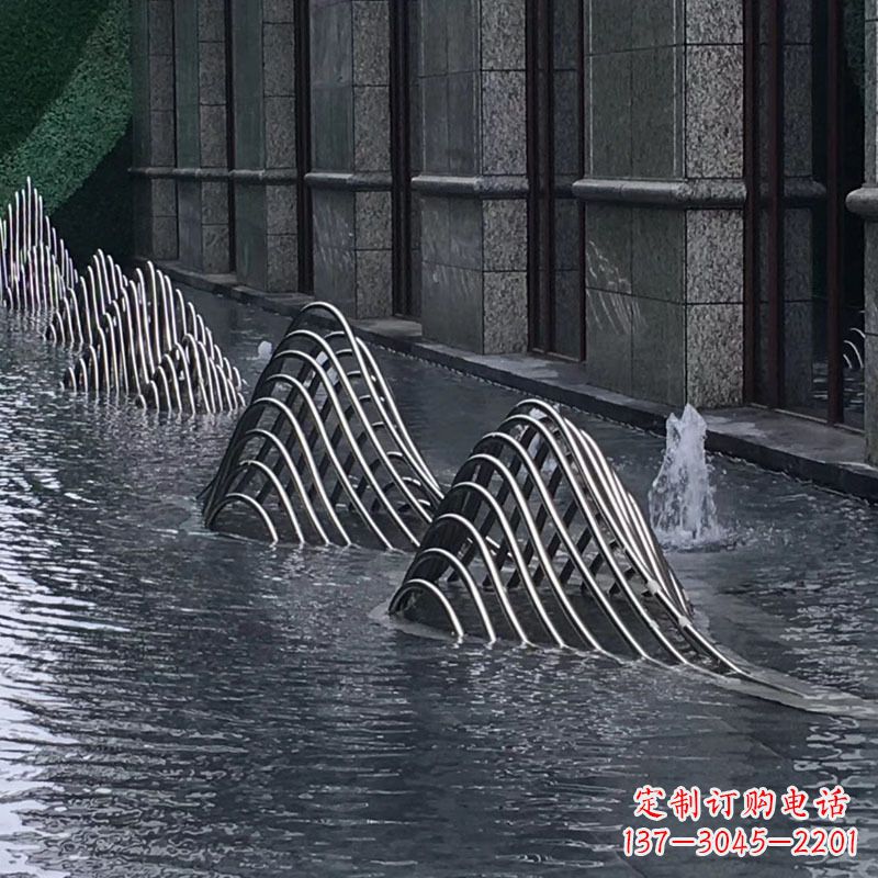 长沙不锈钢假山雕塑精美外形,百变造型
