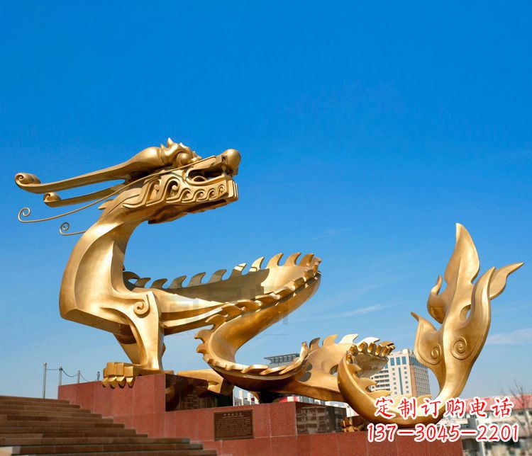 长沙不锈钢金龙——雕塑之美