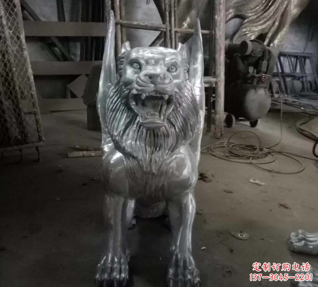 长沙不锈钢老虎雕塑经典的艺术品
