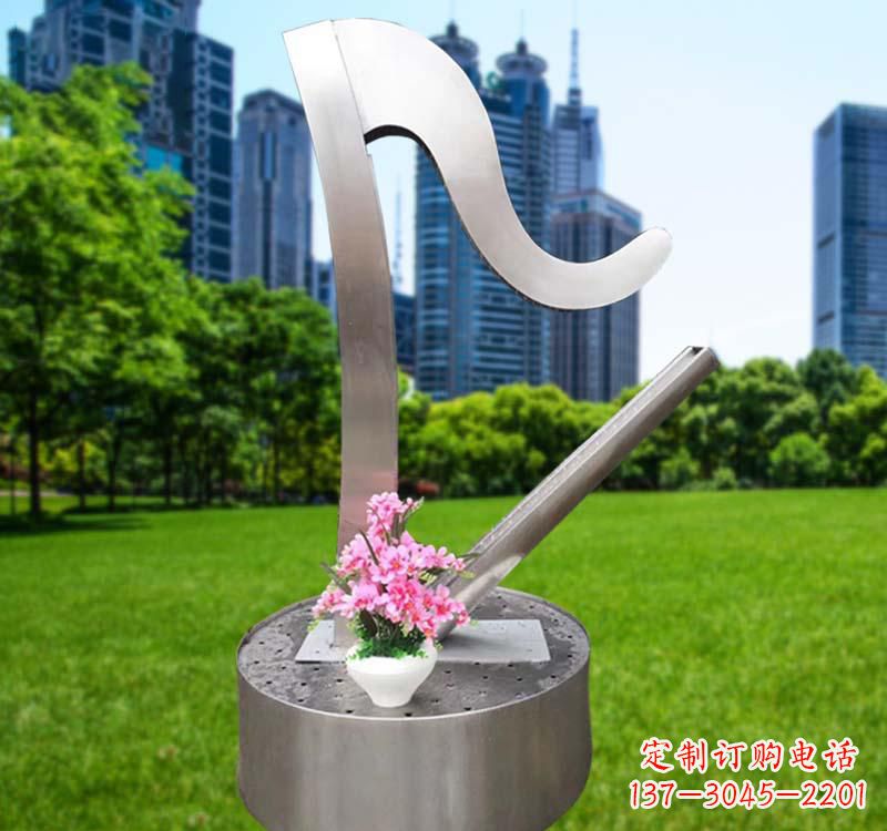 长沙不锈钢竖琴雕塑艺术的精髓