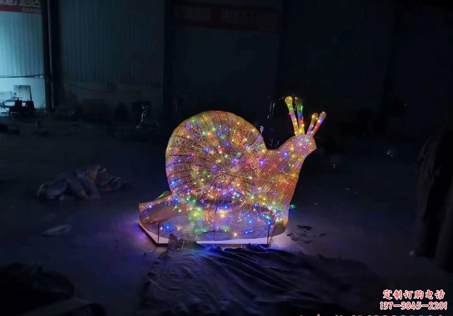 长沙不锈钢镂空蜗牛雕塑精致美观的艺术品