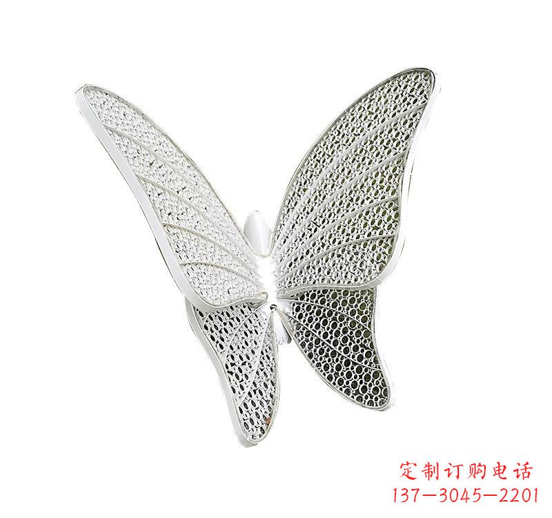 长沙不锈钢绿地蝴蝶雕塑