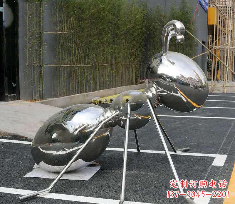 长沙不锈钢蚂蚁雕塑——艺术的融合
