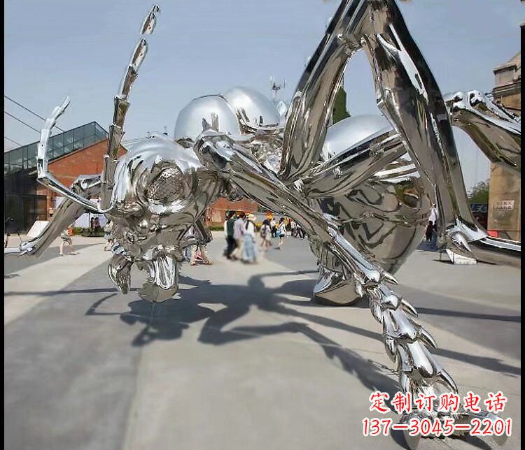 长沙不锈钢蚂蚁雕塑精致的雕刻工艺