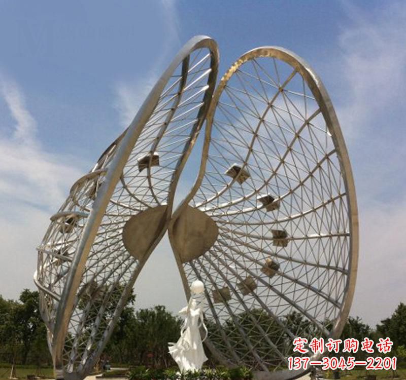 长沙不锈钢美陈贝壳雕塑精美的艺术品