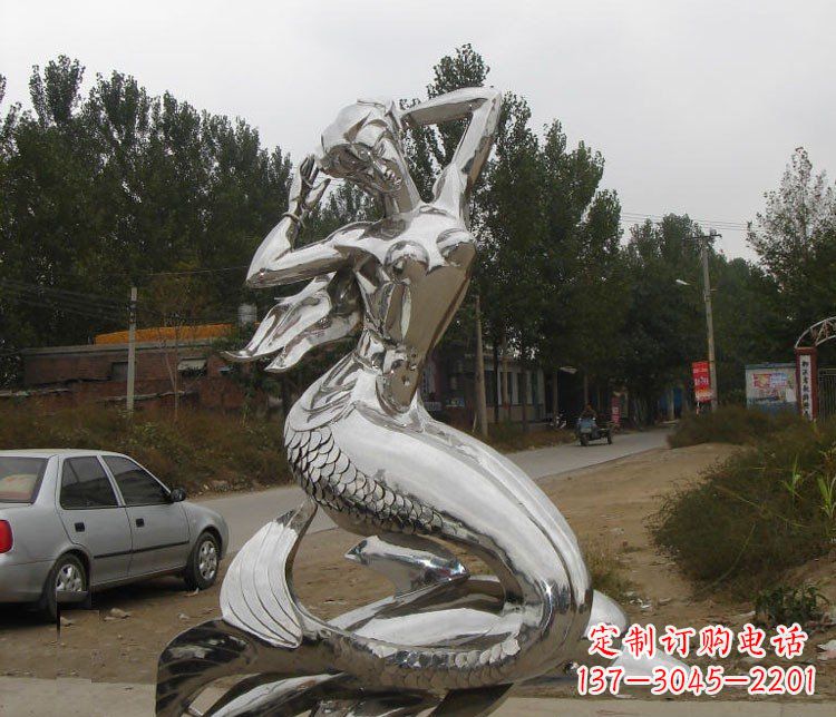 长沙海豚雕塑——精美的艺术品