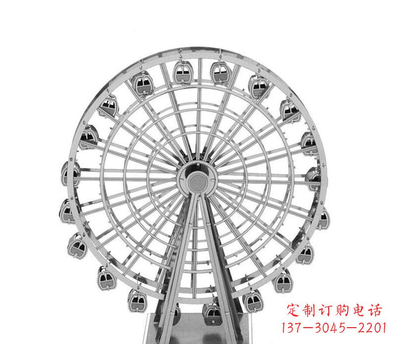 长沙不锈钢摩天轮雕塑引领城市风采